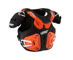 Leatt 2024 Fusion 2.0 Protección Cuello Pecho Juvenil Naranja MX