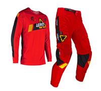 Leatt 2024 Kit Combo Pantalones Camiseta 3.5 Rojo MX Enduro Quad ATV