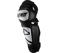 Leatt 3.0 EXT Protectores de rodilla y espinilla, Negro/Blanco, Talla L/XL
