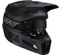Leatt 3.5 2025 Casco de motocross con gafas, negro, tamaño L para Hombres