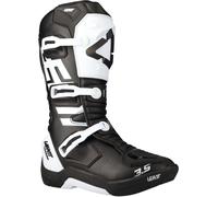 Leatt 3.5 Botas de motocross infantiles, Negro/Blanco, Talla 39