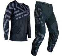 Leatt 3.5 S24 Stealt, conjunto jersey/pantalón textil XL male Negro/Gris