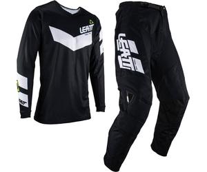 Leatt 3.5 Ride 2023 Jersey y pantalón de motocross, Negro/Blanco, Talla XS