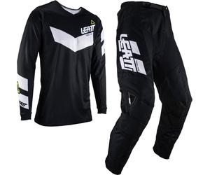Leatt 3.5 Ride 2023 Jersey y pantalón de motocross, negro-blanco, tamaño S para Hombres