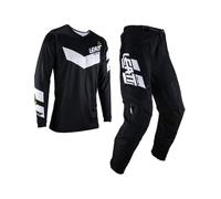Leatt 3.5 Ride 2023 Jersey y pantalón de motocross, negro-blanco, tamaño XS para Hombres