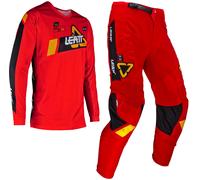 Leatt 3.5 S24 Red, conjunto jersey/textil pantalón niños M male Rojo/Negro/Amarillo