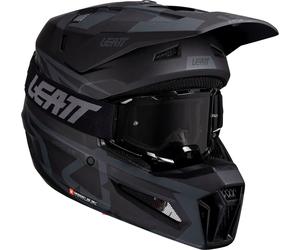 Leatt 3.5 Stealt, casco de motocross S female Negro/Gris