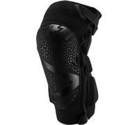 Leatt 3DF 5.0 Zip Protector de rodilla de motocross, negro, Talla XXL