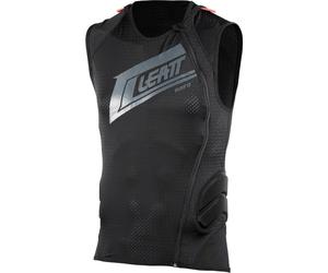 Leatt 3DF Back Chaleco protector, negro, Talla S/M