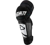 Leatt 3DF Hybrid EXT Motocross Rodilla/Espinillera, Blanco, Talla XXL