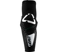 Leatt 3DF Hybrid Protectores de codo para niños, Negro/Blanco, Talla única
