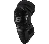 Leatt 3DF Hybrid Protectores de rodilla de motocross, negro, Talla L/XL