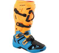 Leatt 4.5 Bluringe Botas de Motocross, azul-naranja, tamaño 44 45 para Hombres