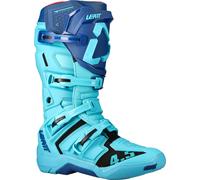 Leatt 4.5 Botas de Motocross, Azul oscuro/azul claro, Talla 13 (48)