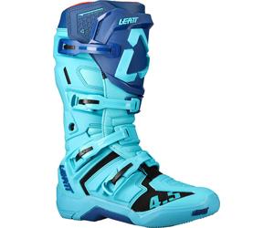 Leatt 4.5 Botas de Motocross, Azul oscuro/azul claro, Talla 13 (48)