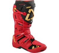 Leatt 4.5 Botas de Motocross, rojo, tamaño 48 para Hombres