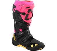 Leatt 4.5 Botas de Motocross, rosa/negro, Talla 13 (48)