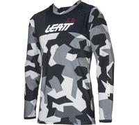 Leatt 4.5 Enduro Forge 2024 Maillot de motocross, negro-gris-blanco, tamaño S para Hombres
