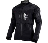 Leatt 4.5 HydraDri, chaqueta textil impermeable 4XL male Negro