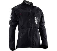 Leatt 4.5 HydraDri, chaqueta textil impermeable XXL male Negro