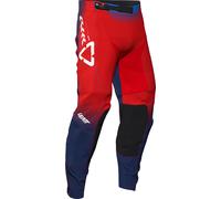 Leatt 4.5 Junior V26, pantalones textiles juventud XL male Rojo/Azul Oscuro/Azul