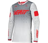 Leatt 4.5 Lite Gradient 2024 Maillot de motocross, gris/rojo, Talla S