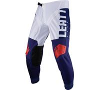 Leatt 4.5 Lite Pantalones de motocross, Azul/Blanco/Rojo, Talla XL