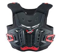 Leatt 4.5 - Protector de pecho para moto unisex - Adulto, Negro/Rojo, 134-146