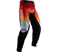 Leatt 4.5 Sunrise 2025 Pantalones de motocross, Negro/Blanco/Rojo/Naranja, Talla M
