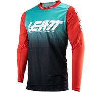 Leatt 4.5 X-Flow 2023 Maillot de Motocross, rojo/negro/azul, Talla S