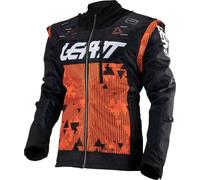 Leatt 4.5 X-Flow Chaqueta de motocross, naranja/negro, Talla S