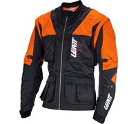 Leatt 5.5 Enduro 2023 Chaqueta de motocross, negro/naranja, Talla L