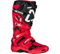 Leatt 5.5 FlexLock Botas de motocross, negro/rojo, Talla 43