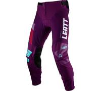 Leatt 5.5 I.K.S. Indigo, pantalones textiles XL male Violeta/Turquía/Amarillo