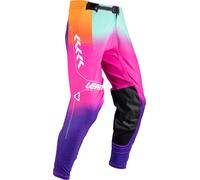 Leatt 5.5 I.K.S. V26 Pinata, pantalones textiles S male Fucsia/Turquía/Lila/Naranja