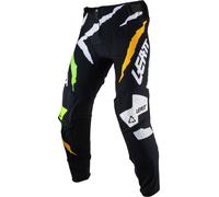 Leatt 5.5 IKS Tiger Pantalones de motocross, negro/verde, Talla M