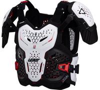 Leatt 5.5 Pro Evo Protector de pecho, Blanco, Talla XXL