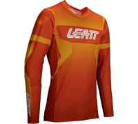 Leatt 5.5 UltraWeld 2025 Maillot de motocross, naranja/amarillo, Talla S