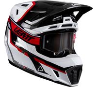 Leatt 7.5 V26, casco de motocross L female Blanco/Negro/Rojo
