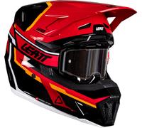 Leatt 7.5 V26, casco de motocross L female Negro/Rojo/Naranja