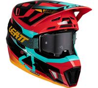Casco de motocross Leatt 7.5 con gafas incluidas L Rojo 1025100343