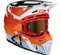 Leatt 8.5 Glamis, casco de motocross XL female Naranja/Rojo/Blanco/Azul