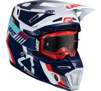 Leatt 8.5 Royal, casco de motocross S female Azul/Rojo/Blanco
