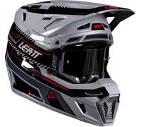 Leatt 8.5 V26, casco de motocross M female Gris/Negro/Rojo