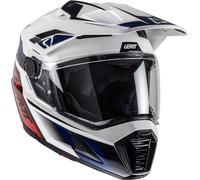 Leatt ADV 8.5 Casco con gafas, Negro/Blanco/Azul/Rojo, Talla S (55/56)