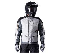 Leatt Adventure DriTour Long 5.5 V26, chaqueta textil impermeabl M male Gris Claro/Gris/Negro