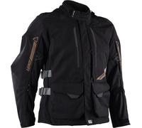 Leatt ADV DriTour 5.5 Chaqueta Textil Impermeable, negro-gris, tamaño L para Hombres