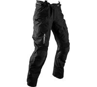 Leatt ADV DriTour 5.5 pantalones textiles impermeables para motocicletas, negro/gris, Talla 4XL