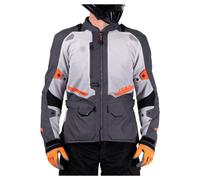 Leatt ADV Flowtour 5.5 Chaqueta de tela Gris/Negro/Naranja M hombres