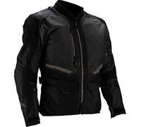 Leatt ADV Flowtour 5.5 Chaqueta textil de moto impermeable, negro, Talla 4XL
